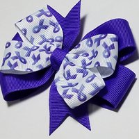 3.5" Periwinkle Purple Awareness 