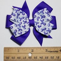 3.5" Periwinkle Purple Awareness 