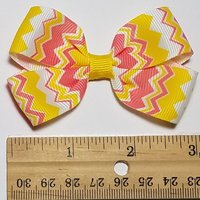 3" Pink Lemonade Chevron