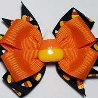 3.5" Candy Corn Glitter 