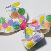 3" Glitter Polka Dot 