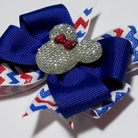 3.5" Patriotic Glitter