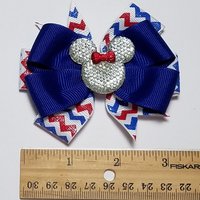 3.5" Patriotic Glitter
