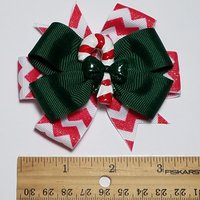 3.5" Candy Cane Glitter 