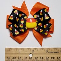 3.5" Candy Corn Glitter