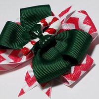 3.5" Candy Cane Glitter 