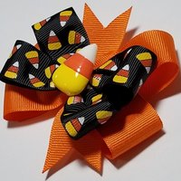3.5" Candy Corn Glitter