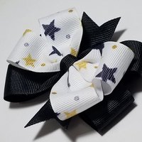 3.5" Black Gold Stars 