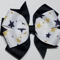 3.5" Black Gold Stars 