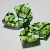 3" Green Plaid 