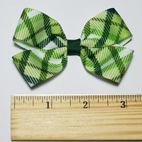 3" Green Plaid 