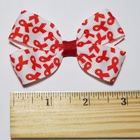 3" Red Awareness Ribbon