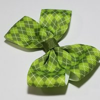 3" Green Argyle 