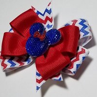 3.5" 4th July Patriotic Chevron