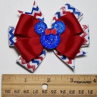 3.5" 4th July Patriotic Chevron