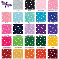 Polka Dot Ribbon Hair Bow Holder