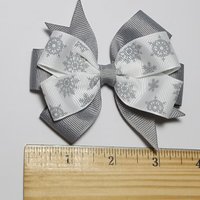3.5" Silver Snowflake 