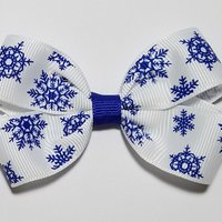 3" Royal Blue Snowflake