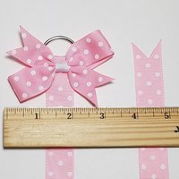 Polka Dot Ribbon Hair Bow Holder