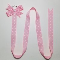 Polka Dot Ribbon Hair Bow Holder
