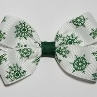 3" Green Snowflake 
