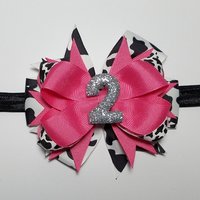 Silver Glitter Birthday Number