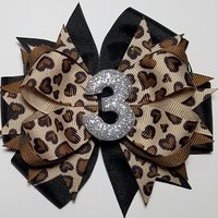 Silver Glitter Birthday Number