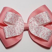 5" Pink Awareness Ribbon