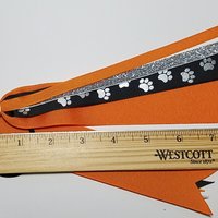 Metallic Silver Paw Print 