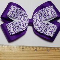 5" Purple Awareness Ribbon 