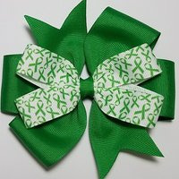 5" Green Awareness Ribbon
