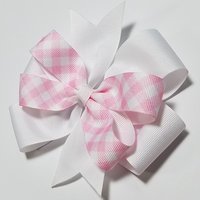 5" Pink Gingham 