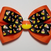 5" Candy Corn Glitter