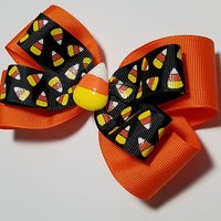 5" Candy Corn Glitter