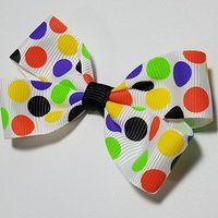 3" Halloween Polka Dot 