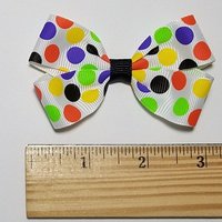 3" Halloween Polka Dot 