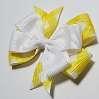 3.5" Yellow Gingham