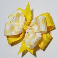 3.5" Yellow Gingham 