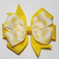 3.5" Yellow Gingham 