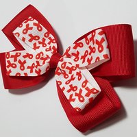 5" Red Awareness Ribbon 