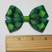 3" Green Argyle