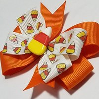 3.5" Candy Corn Glitter