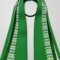 Green Chevron Stripe