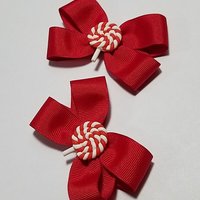 3" Red Lollipop Pigtail 