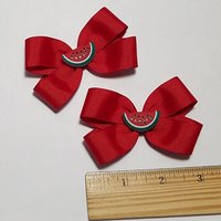 3" Watermelon Pigtails