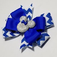 3.5" Electric Blue Glitter 