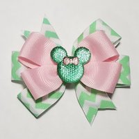 3.5" Pink Mint Glitter 