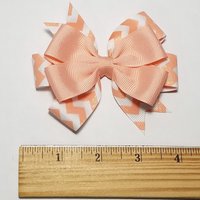 3.5" Light Coral Glitter 