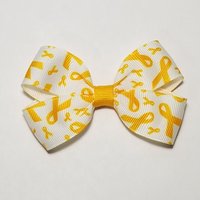 3" Yellow Gold Childhood Cancer Awareness 