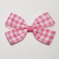 3" Pink Gingham 